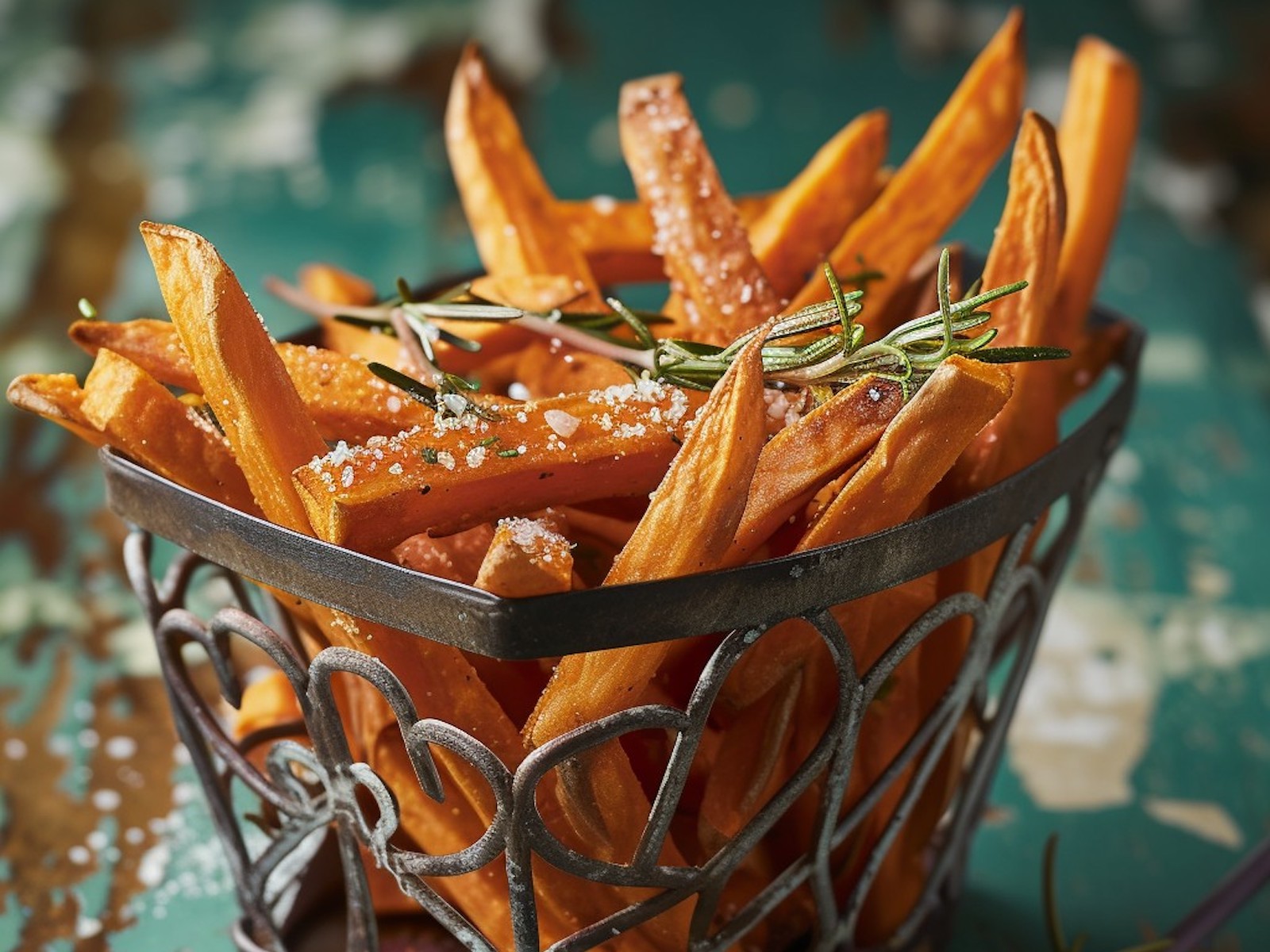 Sweet Potato Fries with Rosemary