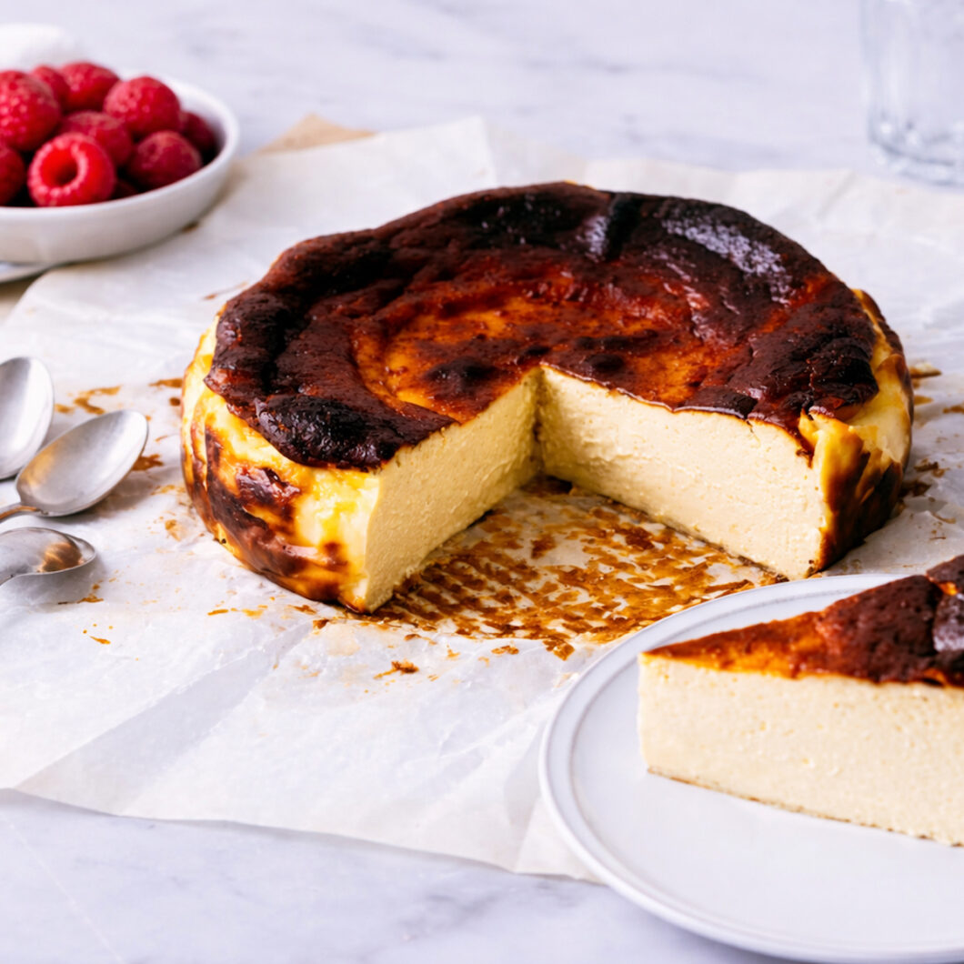 The Very Best Burnt Basque Cheesecake