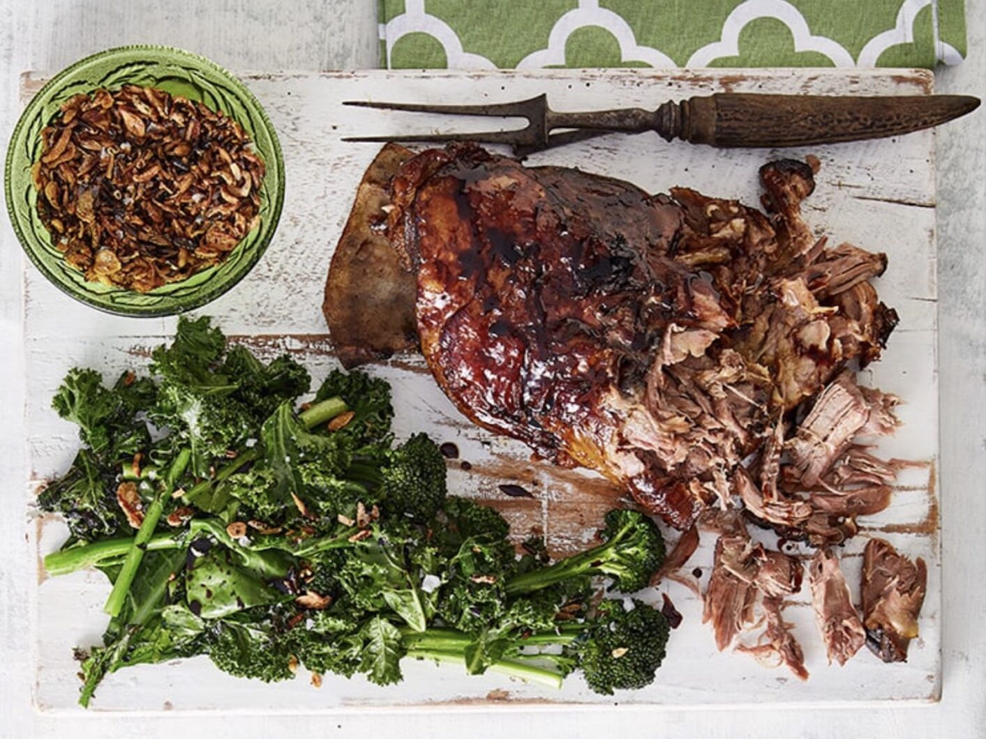 Slow Roasted Asian Lamb Shoulder